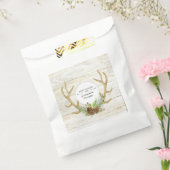 Boho Pine Forest Deer Antlers Arrows Baby Dusche Geschenktütchen (Versiegelt)