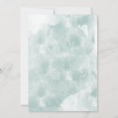 Boho Pine Kegel Ast Weihnachts-Party Einladung (Rückseite)