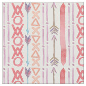 Boho Pink Bold Stoff (Nahaufnahme)