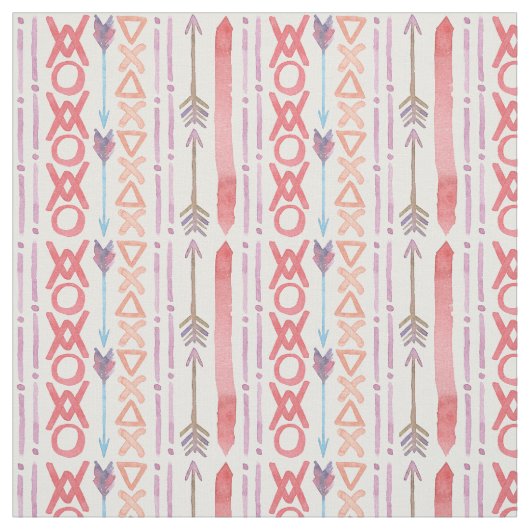 Boho Pink Bold Stoff (Muster)