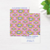 Boho Pink Earring Necklace Juwelier Display Card (Schreibtisch)