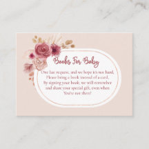 Boho Pink Floral Books For Baby