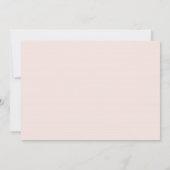 BOHO PINK FLORAL DESERT CACTI FAUNA VERLOBUNG EINLADUNG (Rückseite)