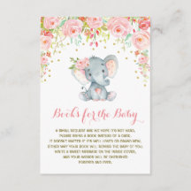 Boho Pink Floral Elephant Bringen Sie eine Book In