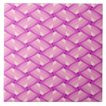 Boho Pink Geometric Mitte des Jahrhunderts Moderne
