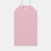 Boho Pink Gold Blume Quinceanera Favoriten Geschenkanhänger (Rückseite)