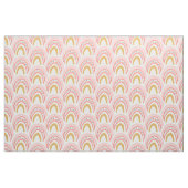 Boho Pink Gold Rainbow Pattern Stoff (Fat Quarter (45,7 x 55,9 cm))