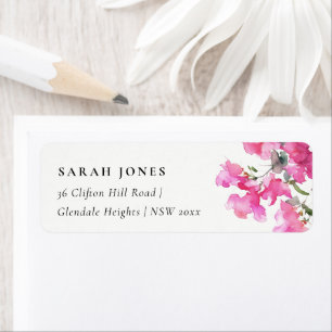 Boho Pink Green Tropical Bougainvillea Ansprache