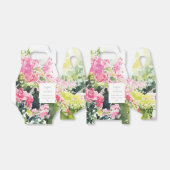 Boho Pink Green Tropical Bougainvillea Wedding Geschenkschachtel (Ungefaltet)
