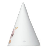 Boho Pink Herz und Pfeile Partyhütchen (Rechts)