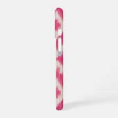 Boho Pink Ikat Design iPhone 16 Hülle (Linke Seite)
