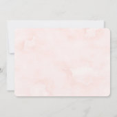 Boho Pink Peony Pampas wirst du meine Bridesmaid s Einladung (Rückseite)