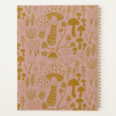 Boho Pink Pilzplaner Planer (Rückseite)