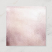 Boho Pink Pumpkin Baby Showbuchanfrage Begleitkarte (Rückseite)