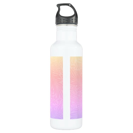 Boho Pink Rainbow Edelstahlflasche (Rückseite)