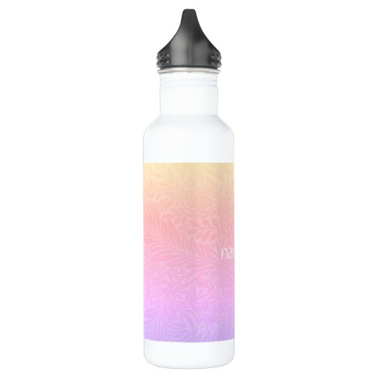 Boho Pink Rainbow Edelstahlflasche (Links)