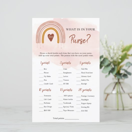 Boho Pink Rainbow Was in deinem Purpegame ist (Stehend Vorderseite)