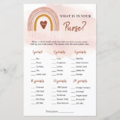 Boho Pink Rainbow Was in deinem Purpegame ist (Vorderseite)