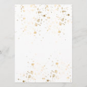 Boho Pink und Elfenbeingrün Blumenmenü Menükarte (Rückseite)