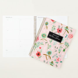 Boho Pink Wild Blume Pattern | Planer