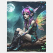 Boho Pixie Fleecedecke (Vorderseite)