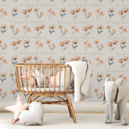 Boho Poppy-Blume - Eigenes Angebot drucken Tapete