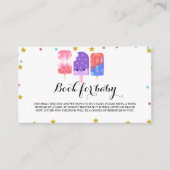 Boho Popsicle Baby Showbuchanfrage Begleitkarte (Vorderseite)