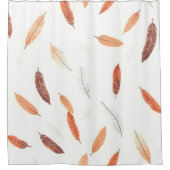 Boho Popular Feathers Luxury Collection Duschvorhang (Vorderseite)