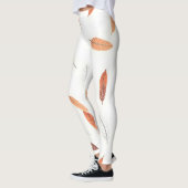 Boho Populäre Federn Luxus-Kollektion Leggings (Links)