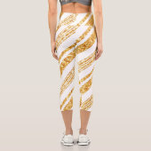 Boho Populäre Streifen-Kollektion für den weißen G Capri Leggings (Rückseite)