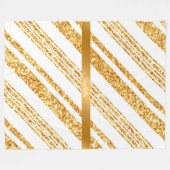 Boho Populäre Streifen-Kollektion für den weißen G Fleecedecke (Vorderseite (Horizontal))