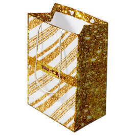 Boho Populäre Streifen-Kollektion für den weißen G Mittlere Geschenktüte