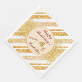 Boho Populäre Streifen-Kollektion für den weißen G Serviette (Ecke)