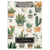 Boho Potted Pflanze Custom Pflanze Lover Klemmbrett (Vorderseite)
