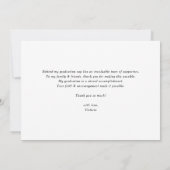 Boho Potted Succulents and Cactus Abschluss Dankeskarte (Rückseite)