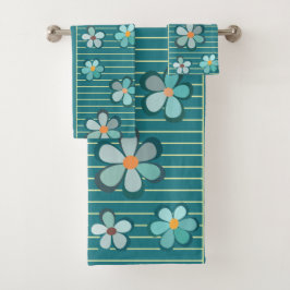 Boho-Preppy-Stil Badhandtuch Set