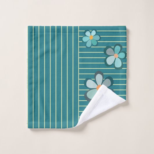 Boho-Preppy-Stil Badhandtuch Set (Waschlappen)