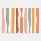 Boho Print Doodle Shapes Happy Colours Patterns Geschenkpapier Set (Vorderseite 2)