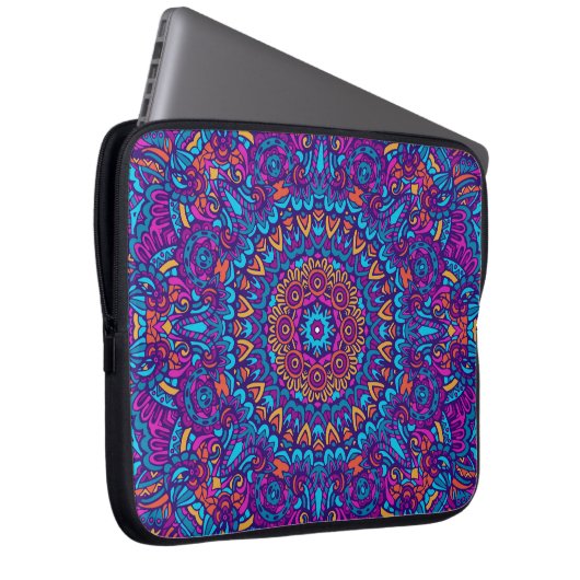 Boho Print Laptop Sleeve (Vorne Rechts)