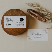 Boho Printable Business Card Vorlage Visitenkarte