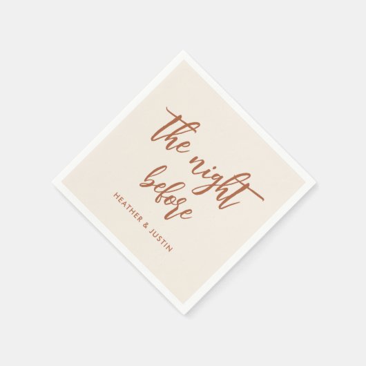 Boho Probe Abendessen vor Napkins Serviette (Ecke)