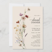 Boho Probe Dinner Einladung (Vorderseite)