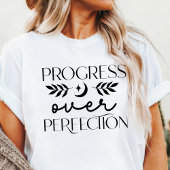 Boho Progress over Perfection Motivierend Tri-Blend Shirt