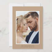 Boho Protea Pampas Grass Floral Wedding Foto Save The Date (Rückseite)
