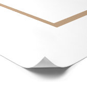 Boho Protea Pampas Grass Floral Wedding Willkommen Poster (Ecke)