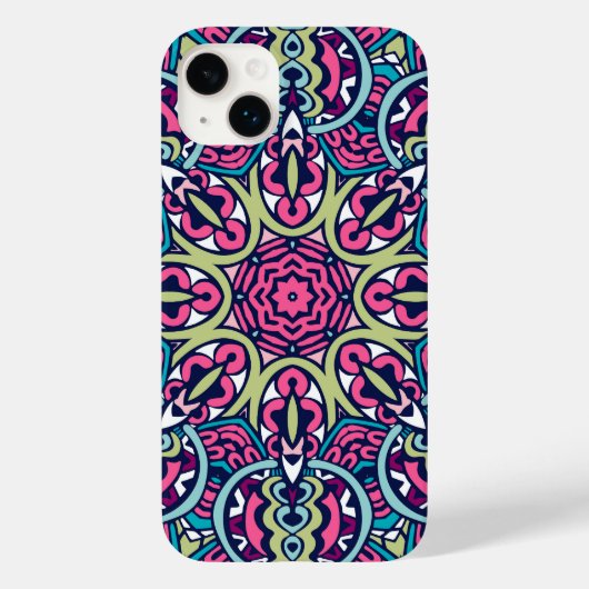 Boho Psychedelic Tribal iPhone Case (Rückseite)