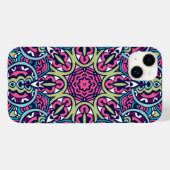 Boho Psychedelic Tribal iPhone Case (Rückseite (Horizontal))
