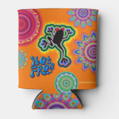 Boho psychedelischer Frosch kann kühler werden Dosenkühler (Vorderseite)