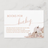 Boho Pumpkin Baby Showbuchanfrage Begleitkarte (Vorderseite)