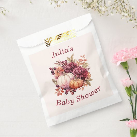 Boho Pumpkin Fall Herbst Blätterdusche Geschenktütchen (Versiegelt)